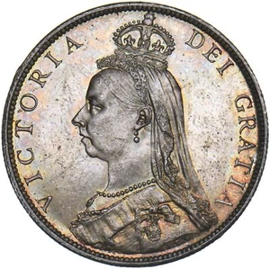 1888 Florin - Victoria British Silver Coin - Superb - Bild 1 von 2