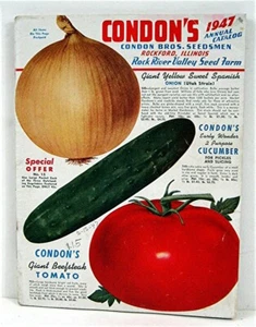 1947 Condon Bros Seedsmaen Flowers Fruits Vegs Nursery Catalog Book Rockford Il - Bild 1 von 2