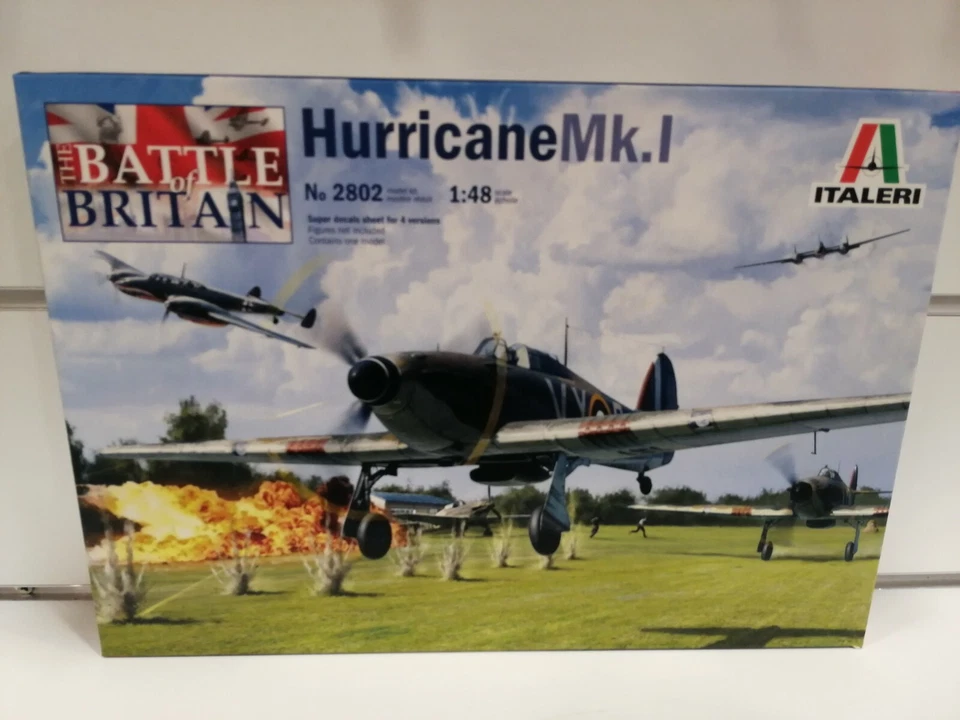 HURRICANE Mk I aereo militare guerra mondiale 1-48 kit italeri 2802 - Immagine 1 di 1