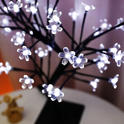 48 Led Cherry Blossom Table Lamp Bonsai Tree Lamp Decorative Christmas Lamp - Image 1 of 4