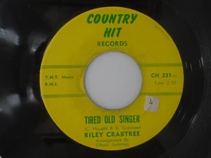 Riley Crabtree Tired old singer Rio Grande Waltz Country Hit 231 EX - Picture 1 of 2