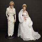 FRANKLIN MINT Diana Princess & Princess Grace Kelly Figurines