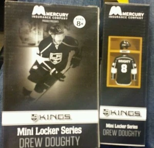 2013-14 DREW DOUGHTY MINI LOCKER WITH JERSEY AND HELMET LOS ANGELES KINGS SGA - Picture 1 of 1