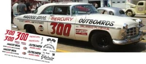 CD-1411 #300 Tim Flock Hagood Brothers Mercury Outboards 1956 Chrysler DECALS - Picture 1 of 1
