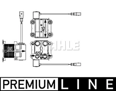 Enfriador de batería MAHLE Drive para PORSCHE Panamera 13-16 970.573.481.00 Foto 1 de 2