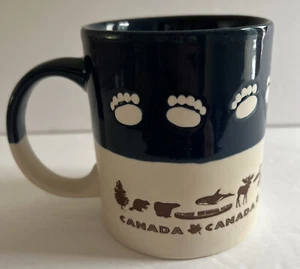 VGC Canada Coffee Cup Mug 10 oz. Paw Prints - Picture 1 of 5