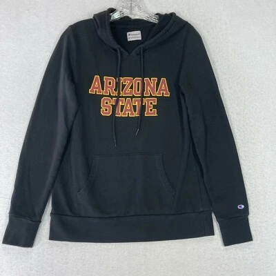 Arizona State Sun Devils Champion Mujer Sudadera con Capucha Negra Cordón Bolsillo Mediano  Foto 1 de 4
