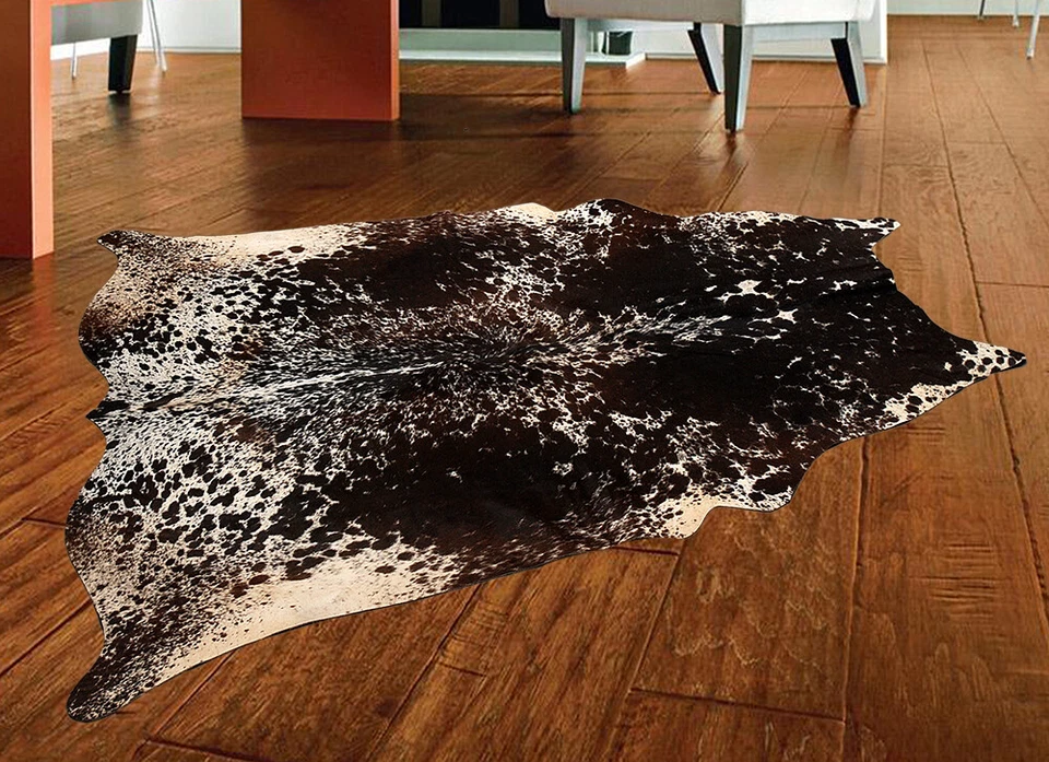 100% Original Kuhfell Teppich Bereich Skin Leder 22.92 Sq.feet (152cmx140cm - Bild 1 von 3