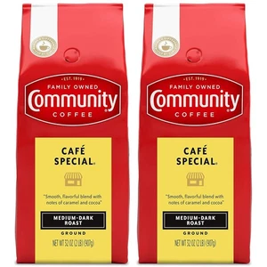 (Pack of 4) Community Coffee Cafe Special Ground Medium Dark Roast 64oz - Picture 1 of 9