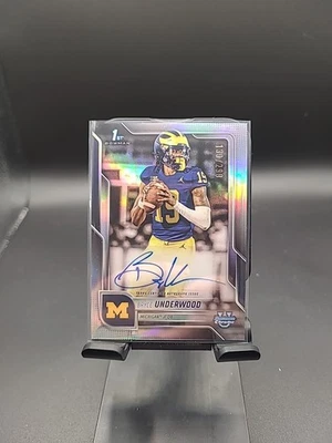 Bowman Chrome U Bryce Underwood 2025 automático primer refractor automático/299 Michigan Foto 1 de 2