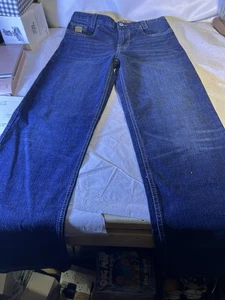 Pantalones de mezclilla Cinch White Label para niños talla 18 ajustados tiro medio Western Rodeo 2 pares - Imagen 1 de 12