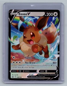 Eevee V 108/159 Crown Zenith Holo Pokemon TCG - Picture 1 of 2