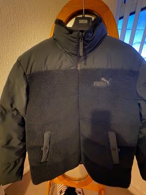 Unisex Puma Winter Jacket - Size Large - Black - Worn Once! From Japan - Image 1 of 4