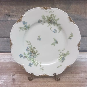 Haviland & Co. Limoges Schleiger 52b Luncheon Plate Vintage Porcelain Collectibl - Picture 1 of 5