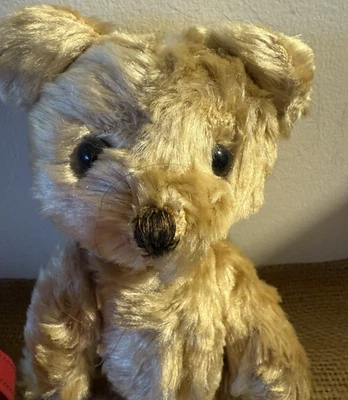 Vintage Teddy Bear Jointed Labeled Made in Poland - Image 1 of 4