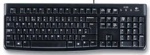 LOGITECH - Papan Kekunci USB 120 untuk Perniagaan Hitam - Picture 1 of 1