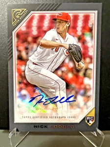 NICK LODOLO 2022 TOPPS GALLERY RC AUTO AUTOGRAPH ROOKIE CARD REDS - Picture 1 of 7