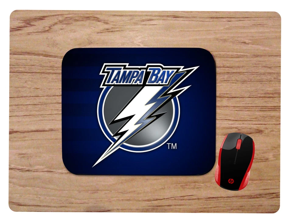 TAMPA BAY LIGHTNING MOUSEPAD MOUSE PAD HOME OFFICE GIFT NHL DESIGN 2 - Image 1 of 1