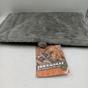Furhaven 22.0"L x 17.0"W x 0.3"Th, ThermaNAP Pad - Quilted Faux Fur (Gray) ...68 - Picture 1 of 7