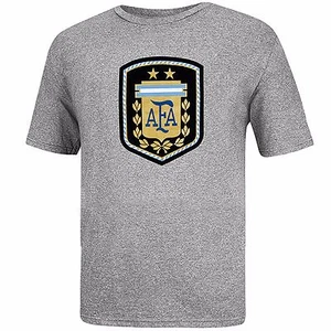AFA Argentina Men's S, M, L, 2XL Graphic T-Shirt adidas Climalite Gray - Picture 1 of 7