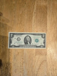 2017A - $2 DOLLARS Bill Repeater NUMBER Very Nice Bill For Your Collection.  - Picture 1 of 2