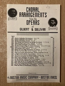 Take It As It Comes di Gilbert & Sullivan SATB spartiti vintage (1936) - Foto 1 di 2