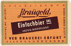 Etikett, VEB Brauerei Erfurt, Einfachbier DKL, 1963, (356)