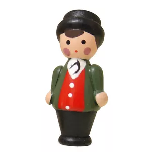 NEW 1-1/2" Novelty Wood Cuckoo Clock Boy Figure - Made in Germany (CC-208) - Picture 1 of 1