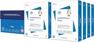 Hammermill 4000 Sheets Printer Paper 20 Lb Copy Paper,8.5"x11", 8 Ream,92 Bright - Picture 1 of 8
