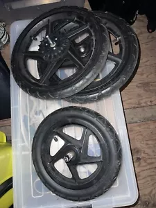 BOB Stroller Set Of 3 16" & 12" Replacement Wheel Set With Tire CC-226 & CC221A - Picture 1 of 5