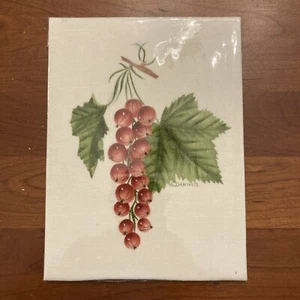 E Daniels Theorem Painting Folk Art Bucks County Pennsylvania Signed & Unframed - Picture 1 of 9