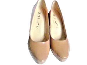 Pumps 38 beige wie neu Lackleder Absatz 6 cm (29) - Bild 1 von 4