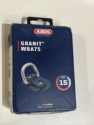 Anclaje de pared/piso ABUS WBA75 GRANIT™. Hecho en Alemania. Envío nuevo y gratuito. Foto 1 de 4