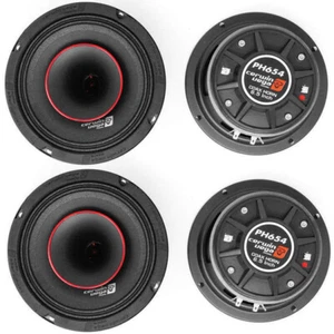 Cerwin-Vega PH654 300W RMS 6.5" Coaxial Car Speakers (2-Pairs) - Picture 1 of 7