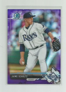 2017  Bowman Chrome   JAIME SCHULTZ  Purple Refractor  170/250
