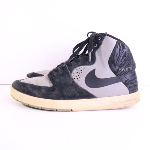 Nike SB Paul Rodriguez 7 sneakers alte nere medie grigie 616355 001 taglia US 9 5