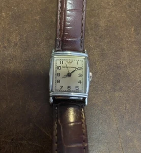 Emporio Armani AR-0205 watch with brown Leather Strap - Picture 1 of 5