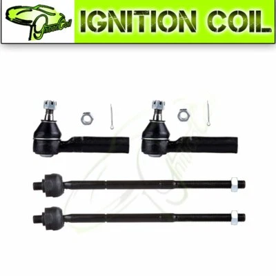 For 1996-2000 CHRYSLER VOYAGER Steering Kit 4 Set Front Inner Outer Tie Rod End Foto 1 de 4