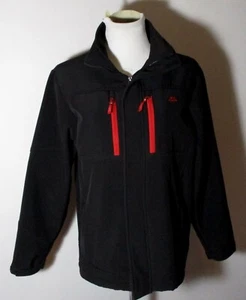 SNOZU Black Full Zip Fleece Lined Jacket Size L 14-16 - Picture 1 of 5