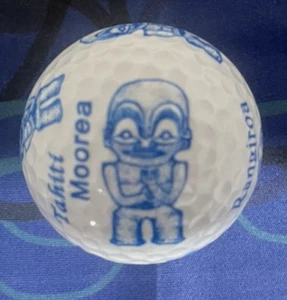 Unique Blue French Polynesian logo golf ball - Tahiti - Bora Bora - Moorea - Picture 1 of 2