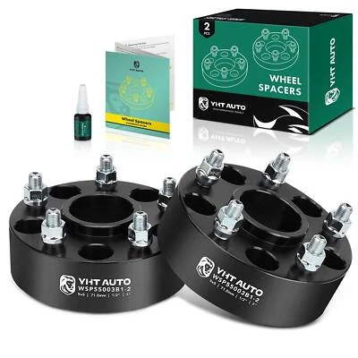 2 piezas espaciadores de rueda de 5x5" a 5x5" 2" 1/2"x20 71,5 mm para Jeep Commander Wrangler Foto 1 de 4