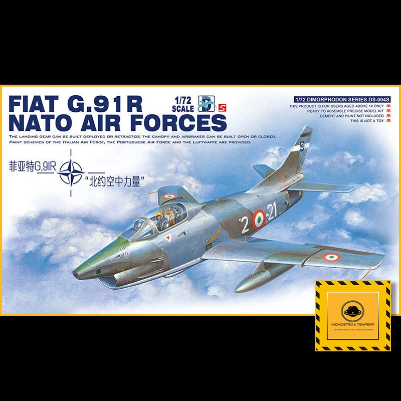 MENG Model - Fiat G.91R NATO Air Forces 1:72 Model Kit - Immagine 1 di 1