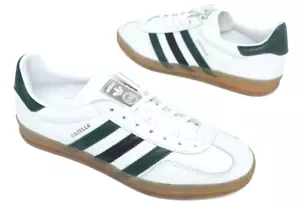 Adidas Gazelle Schuhe Turnschuhe UK Größe 8,5 - 11 weiß/Collegiate grün IE2957 - Bild 1 von 18