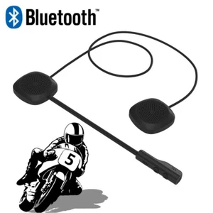 Bluetooth 5.0 Casco Cuffie Altoparlante Cuffie per Moto Motocicletta Interfono - Foto 1 di 12