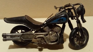 Vintage Metal Sportbike/Cafe Racer Style Flathead Engine Dragon Tank Motorcycle - Picture 1 of 7
