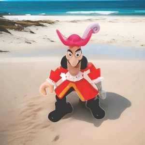 CAPTAIN HOOK PETER PAN 3.5” FIGURA DE ACCIÓN DISNEY PVC JUGUETE ADORNO DE PASTEL - Imagen 1 de 4