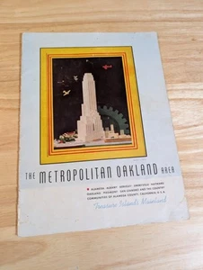 vintage 1939 the metropolitan oakland area/san francisco worlds fair handout - Picture 1 of 12
