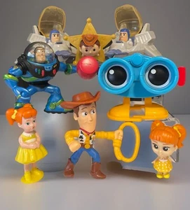 Disney Pixar & Tsum Tsum TOY STORY Woody Buzz Lenny Vinyl Figures& Stand Set Of9 - Picture 1 of 21