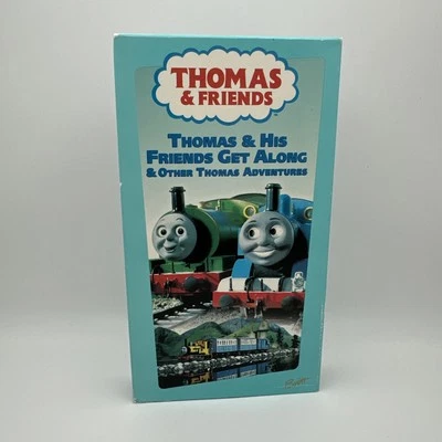 Thomas the Tank Engine & Friends VHS 2000 Thomas & His Friends Get Along OOP NOS - Image 1 of 4