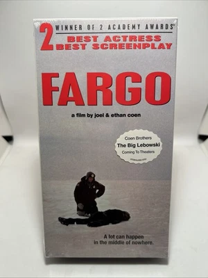 Fargo (VHS, 1996) NEW FACTORY SEALED Watermarks! Foto 1 de 4